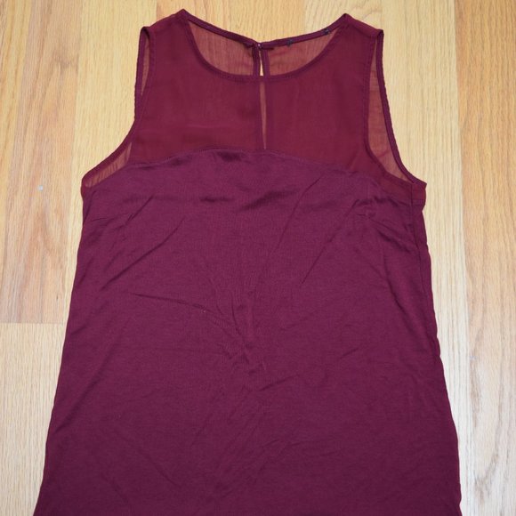 2 for $12:  H&M Sleeveless Maroon Tank in Women’s XS or S - Picture 1 of 8